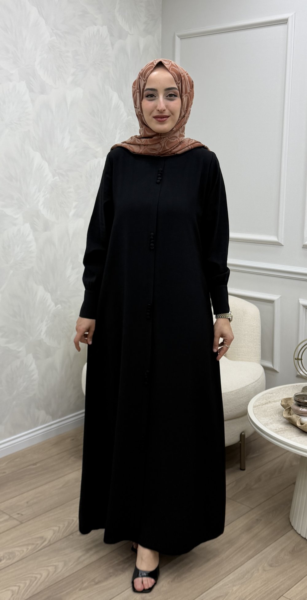 Afra Elbise — Siyah